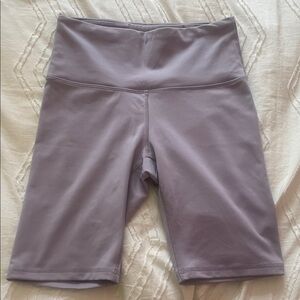 Lavender High-Rise Bike Shorts